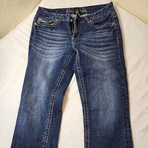 Rhythm in Blues Capri Jeans